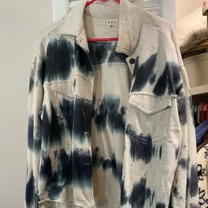 Tie dye lightweight jacket